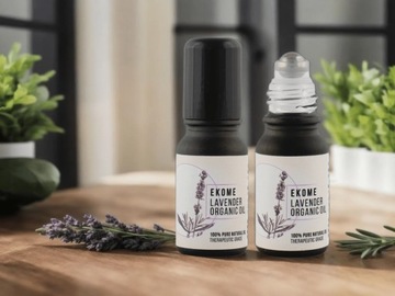 Органическое эфирное масло лаванды, 10 мл в шарике.