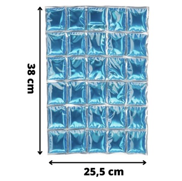 МОРОЗИЛЬНЫЙ КОВРИК ОХЛАЖДАЮЩИЙ МАТРИЦ ДЛЯ ТУРИСТИЧЕСКИХ ХОЛОДИЛЬНИКОВ 38x25,5см