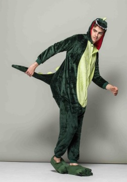 Пижама-онси Kigurumi Костюм Костюм Динозавра XL: 175 - 185 см