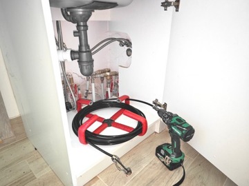 Электрический вантуз канализационный, оборудование для разблокировки труб 75-150мм.