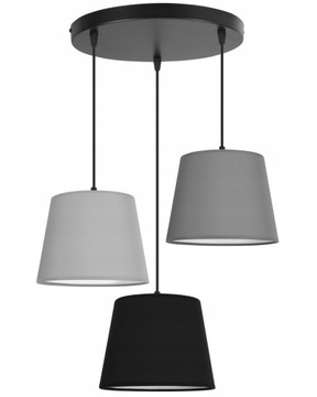 LAMPA WISZĄCA SUFITOWA ŻYRANDOL ABAŻUR NOWOCZESNA