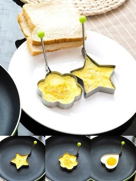 ФОРМА ДЛЯ ЖАРКИ ЯИЦ - стальная форма со звездообразной ручкой