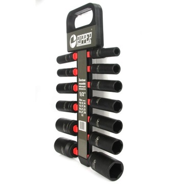 УДАРНЫЕ ГОЛОВКИ 1/2 ФУТА, ДЛИНА 10–32 ММ, 13 ЭЛЕМЕНТОВ НАБОР