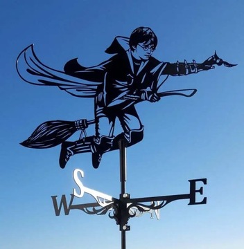 Outdoor Garden Iron Weather Vane Home Roof Wind Vane Wind Spinner