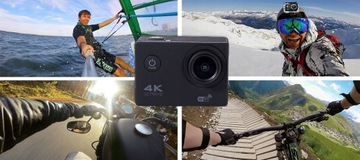 SPORTOWA KAMERKA Z UCHWYTEM NA KASK ULTRAHD 4K UHD