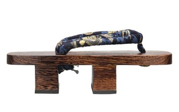 ЯПОНСКИЕ САНДАЛИИ GETA WOOD DAI HANAO HA GEISHA НА НЕСКОЛЬЗЯЩЕЙ ПОДОШВЕ