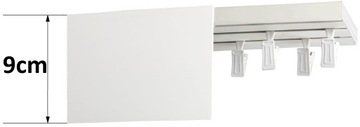 ДВОЙНОЙ потолочный карниз с чехлом Потолочный карниз с чехлом 9 CM 400