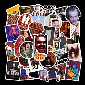 Наклейки Сияющие Сияющие Стэнли Кубрик Джек Николсон большой набор Ужасы