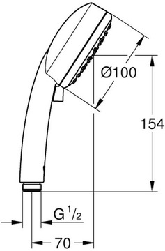 ДУШЕВЫЕ РУЧКИ GROHE TEMPESTA COSMOPOLITAN