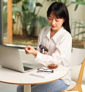 ВИБРАЦИОННЫЙ МАССАЖЕР ПИСТОЛЕТ ДЛЯ МАССАЖА ТЕЛА В ПОДАРОК ​​MEAVON MINI