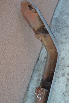 Fiat 125p Бампер задний, хром