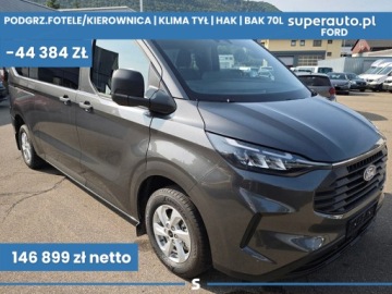 Ford Transit Custom II Van L2 2.0 EcoBlue  136KM 2026 Kombi 320 L2H1 M1 Trend 2.0 136KM