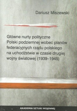 Główne nurty polityczne Polski podziemnej ...