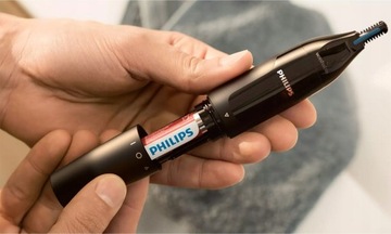 МНОГОФУНКЦИОНАЛЬНАЯ машинка для стрижки волос в носу PHILIPS ДЛЯ УШЕЙ, БРОВЕЙ, С АККУМУЛЯТОРОМ