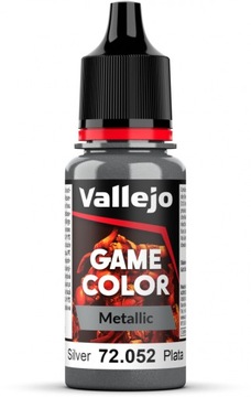 Vallejo 72052 Game Color Metal 18ml Silver