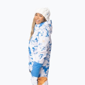 Kurtka snowboardowa damska ROXY Chloe Kim azure blue clouds M