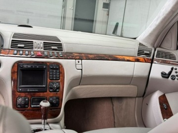 Mercedes Klasa S W220 2001 Mercedes S 600 LONG Biały W12 365KM Gotowy do, zdjęcie 35