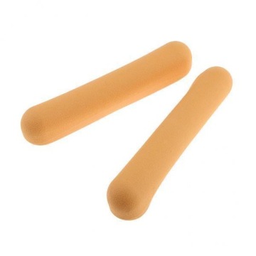 2x 1 para Premium miękkiej gumowej poduszki na kule Podkładki pod pachami Pad żółty /
