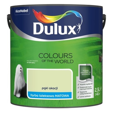 DULUX KOLORY ŚWIATA Pąki Akacji 2,5L