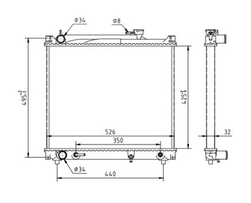 CHLADIČ SUZUKI GRAND VITARA 2.0 97-
