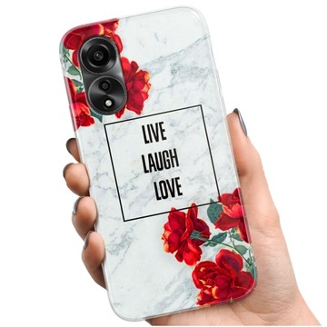ETUI CASE SILIKONOWE OBUDOWA PLECKI NA TELEFON DO OPPO A58 A78 5G WZORY