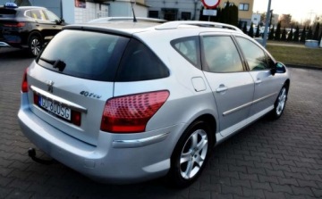Peugeot 407 SW 2.0 HDi FAP 163KM 2010 Peugeot 407 2.0 HDI 163KM Automat, Panorama, Skory, Serwisowany 2.0 Diesel, zdjęcie 21