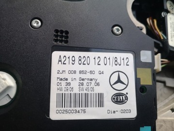 LAMPA OSVĚTLENÍ KABINY MERCEDES CLS W219 JEHLA