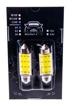 Żarówki C5W/C10W - LED COB! Diody Led
