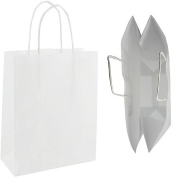 TORBY PAPIEROWE torebka papierowa 18x8x22cm 50 szt