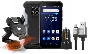 HAMMER Construction 6GB 128GB + Ładowarka z kablem i Uchwyt