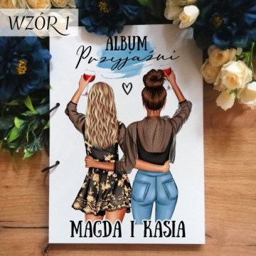 БЕЛЫЙ ФОТОАЛЬБОМ ДЛЯ ПОДАРКА ДРУГЕ СЕСТРЫ