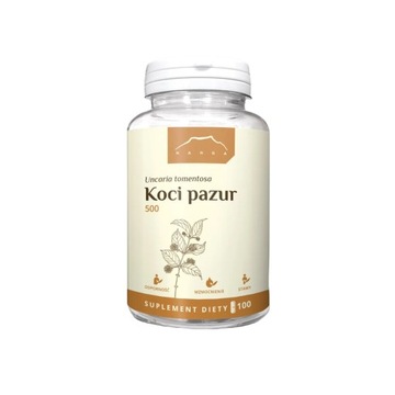 Koci pazur vilcacora 100 kapsułek x 500 mg NANGA