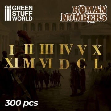 Roman numbers - 300 numbers - liczby rzymskie