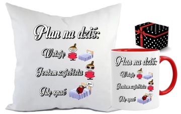 PODUSZKA + KUBEK MAŁA MI PREZENT DLA PRZYJACIÓŁKI