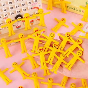 ИГРУШКА-АНТИСТРЕСС, РАСТЯЖАЕМЫЙ ЧЕЛОВЕК, ЭМОЦИИ, СЕНСОРНАЯ СЛАША, 4 шт.