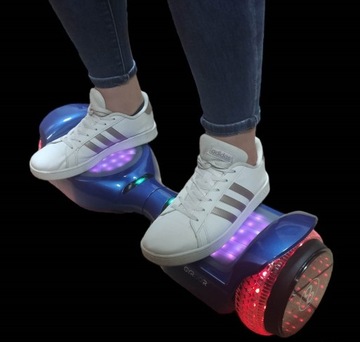 ЭЛЕКТРИЧЕСКИЙ СКЕЙТБОРД HOVERBOARD 6,5 ДЮЙМОВ BT LED, ГАРАНТИЯ 3 ГОДА, КОРПУС 800