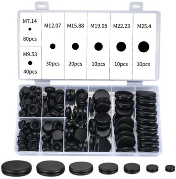 ЗАГЛУШКИ, ЗАГЛУШКИ ТЕХНОЛОГИЧЕСКИЕ, 200 ШТ. РЕЗИНОВЫЕ втулки