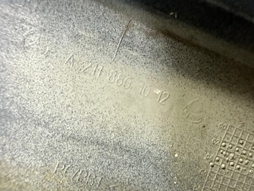 LIŠTA CHRÓM W NÁRAZNÍK PŘEDNÍ PRAVÁ MERCEDES TŘÍDA E W211 AVANGARD ORIGINÁLNÍ