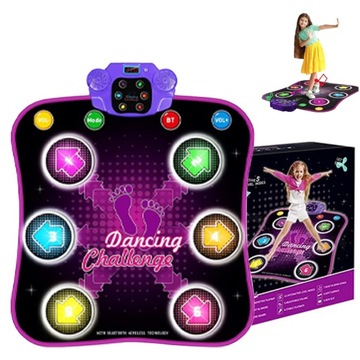 MUZYCZNA MATA DO TAŃCA, GRA TANECZNA Z MUZYKĄ BLUETOOTH, 79X90CM