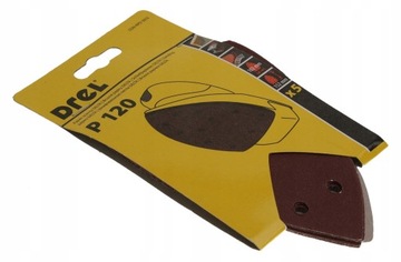 ШЛИФОВАЛЬНАЯ БУМАГА IRON VELCRO 102X152MM P120 5ШТ.