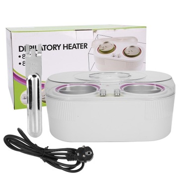 Podwójny podgrzewacz do wosku o mocy 300 W, z regu