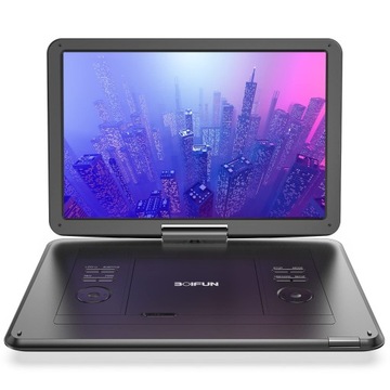 PRZENOŚNY ODTWARZACZ DVD MINI Z DUŻYM EKRANEM HD 15.6