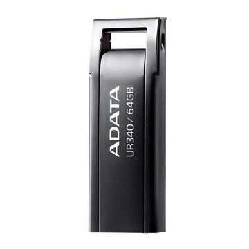 ADATA FLASHDRIVE UR340 64GB USB 3.2 BLACK