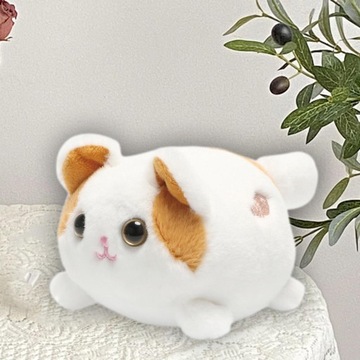 Заводная плюшевая игрушка, виляющая хвостом, вращающаяся мягкая очаровательная мягкая плюшевая кошка