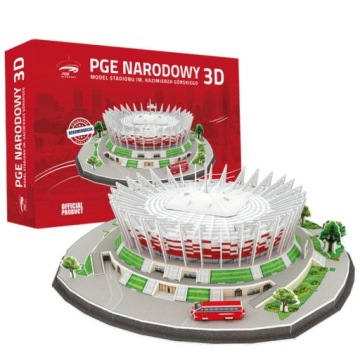 Fotbalový stadion Pge National 3D Puzzle 143 dílků model klubu