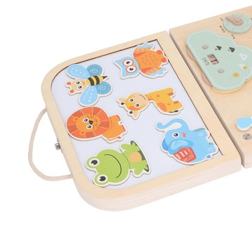 Доска для занятий для малышей Деревянная ES сенсорное обучение