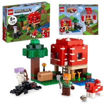 LEGO MINECRAFT 21179 ГРИБНОЙ ДОМ MINECRAFT + PDF КАТАЛОГ