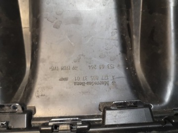 Вставка в задний бампер Mercedes A-class W177 AMG
