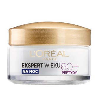 Loreal Ekspert Wieku 60+ przeciwzmarszczkowy krem odbudowujący na noc