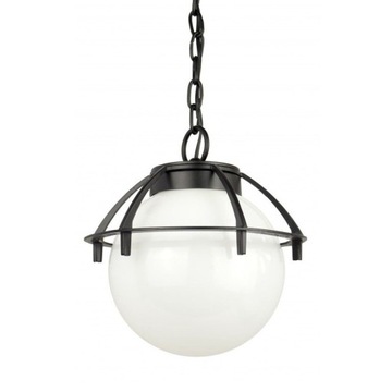 Lampa wisząca ogrodowa czarna KULE Z KOSZYKIEM 200